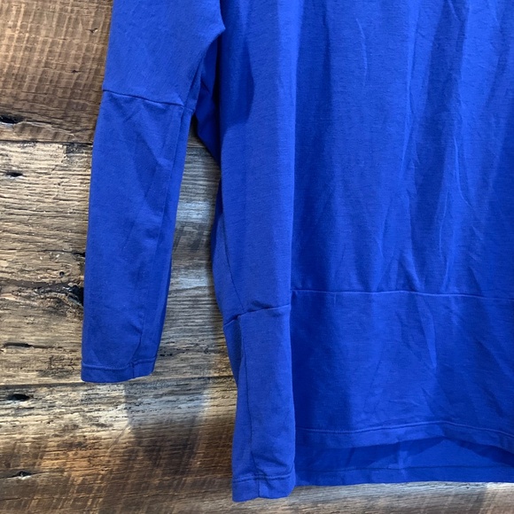 EUC & RARE! - Lucy - Long Sleeve Dolman Top w/ Rib Trim - Cobalt Blue - M - Picture 3 of 6